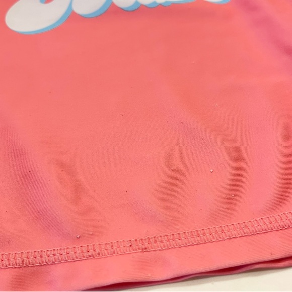 FEATHER 4 ARROW | Girls’ Beach Babe UPF50+ Rash Guard Top - Flamingo Pink | 2T - Picture 9 of 12
